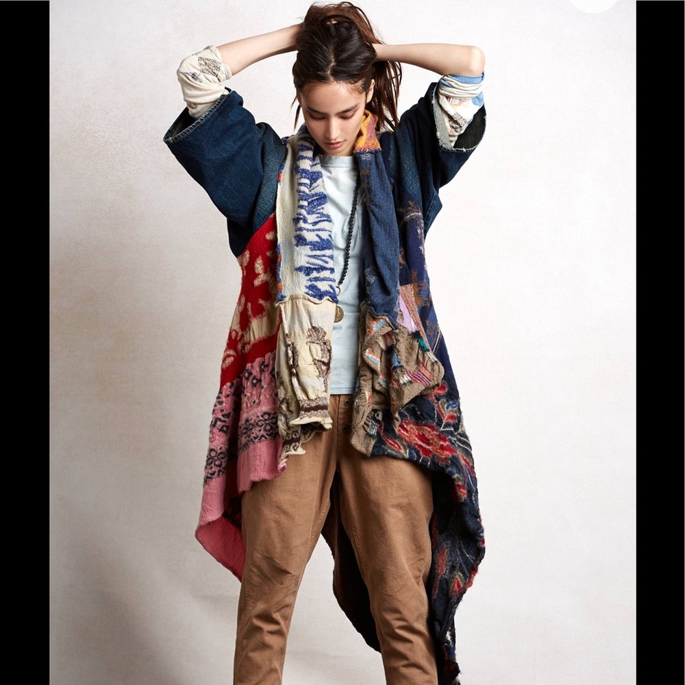 SEARCHING- ANTHROPOLOGIE - KAPITAL STOLE cardigan